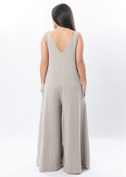 PRE-ORDER MAMA B FRESIA JUMPSUIT *CAFFE* (Shown in ARGENTO)