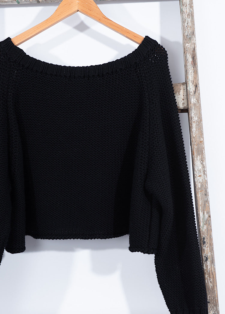 PRE-LOVED SORT AARHUS CROPPED KNIT