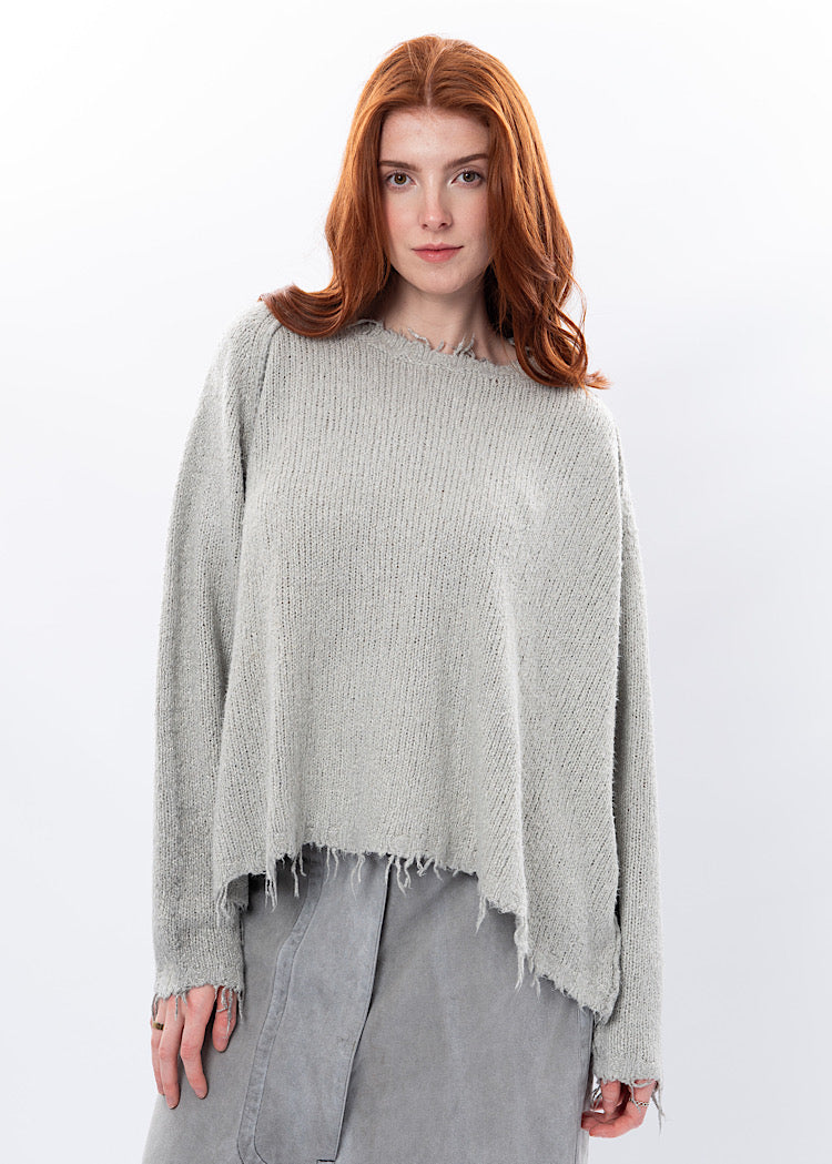 RUNDHOLZ DIP KNITTED PULLOVER