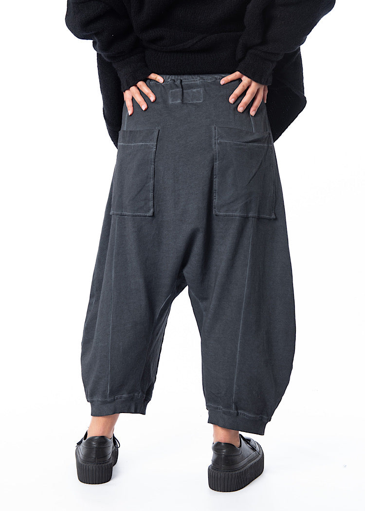 RUNDHOLZ DIP TROUSER *PENCIL CLOUD* (Shown in COAL CLOUD)