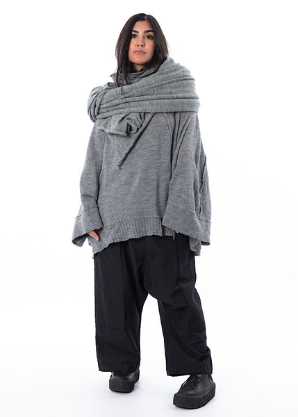 RUNDHOLZ DIP KNITTED SCARF