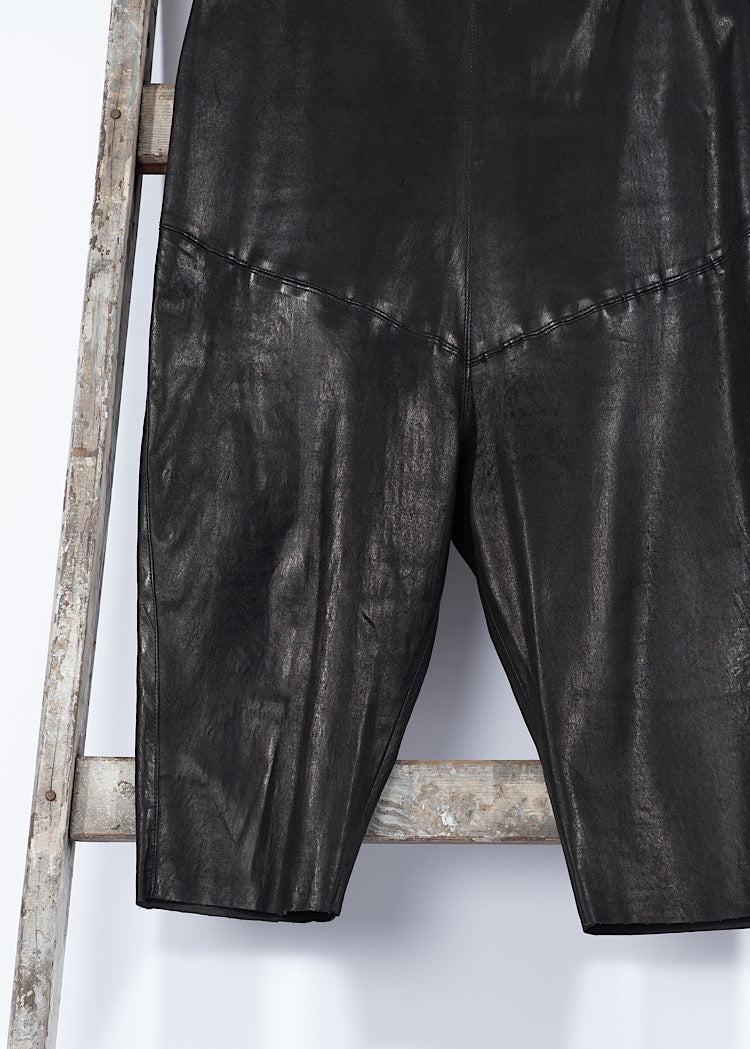 PRE-LOVED SORT AARHUS LEATHER TROUSER