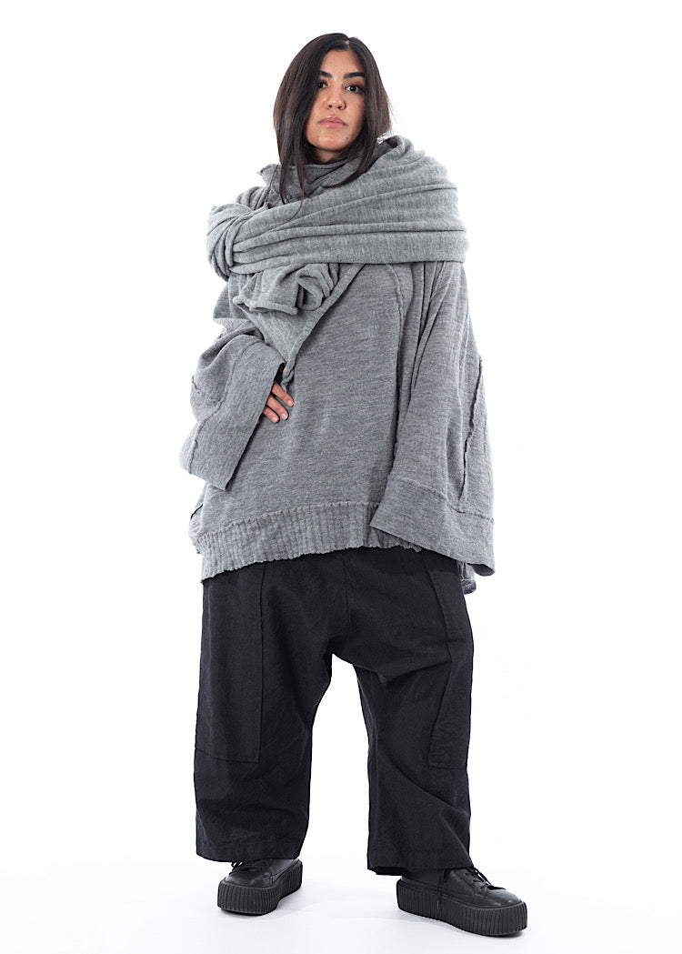 RUNDHOLZ DIP KNITTED SCARF