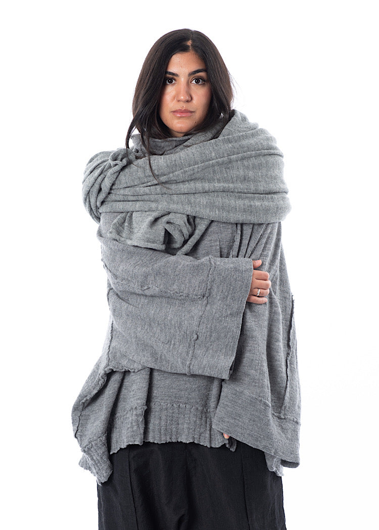 RUNDHOLZ DIP KNITTED SCARF