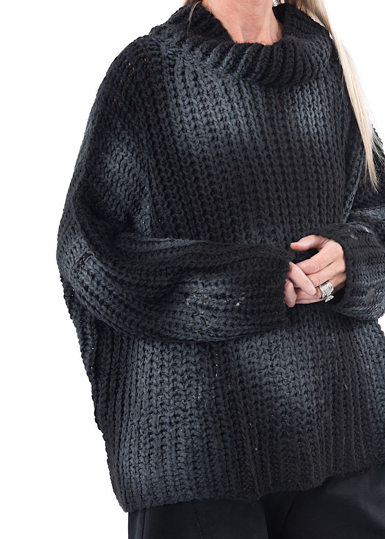 SANCTAMUERTE KNITTED PULLOVER