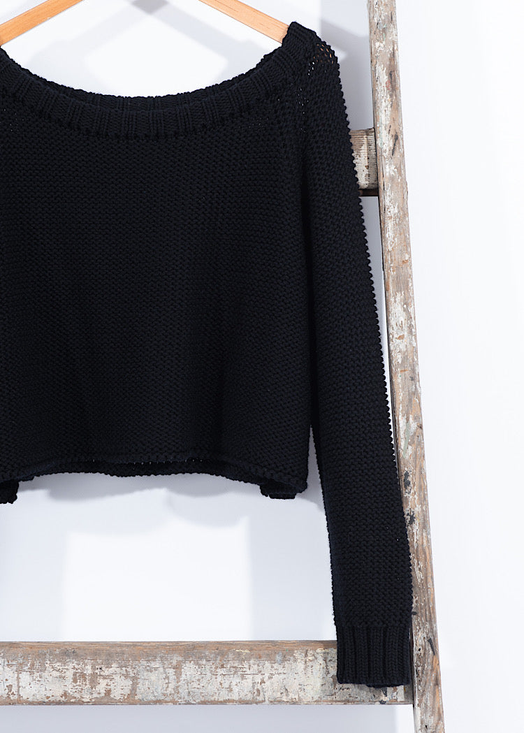 PRE-LOVED SORT AARHUS CROPPED KNIT