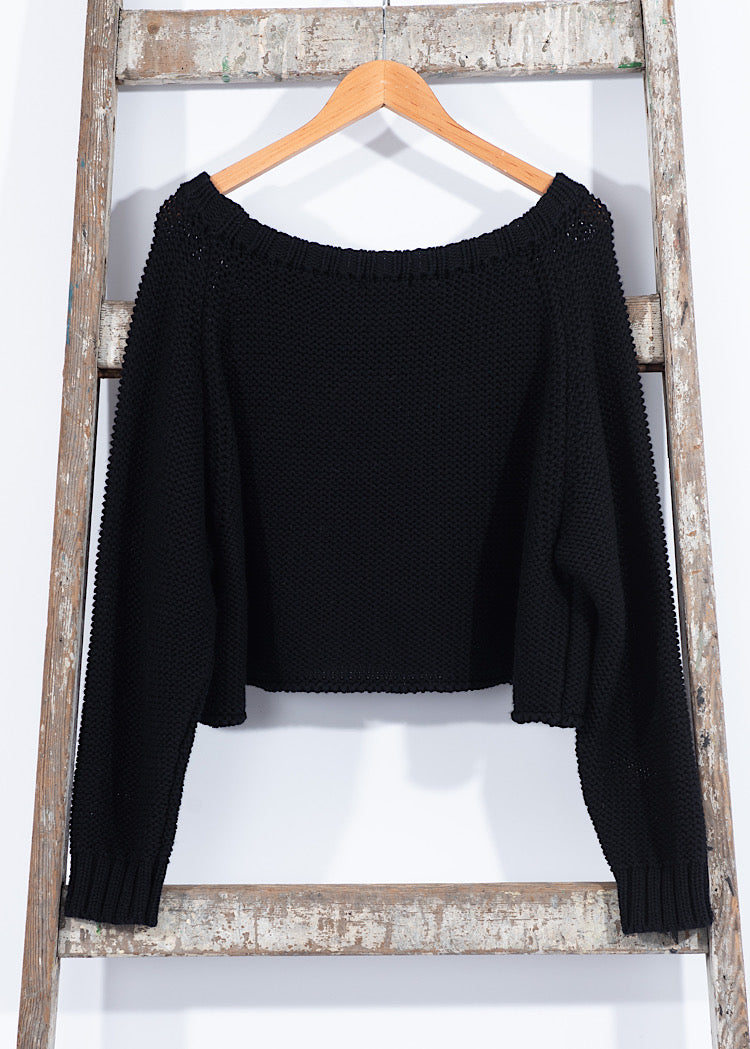 PRE-LOVED SORT AARHUS CROPPED KNIT