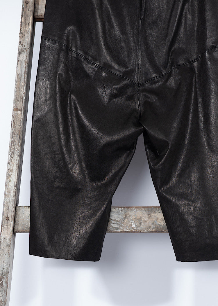 PRE-LOVED SORT AARHUS LEATHER TROUSER