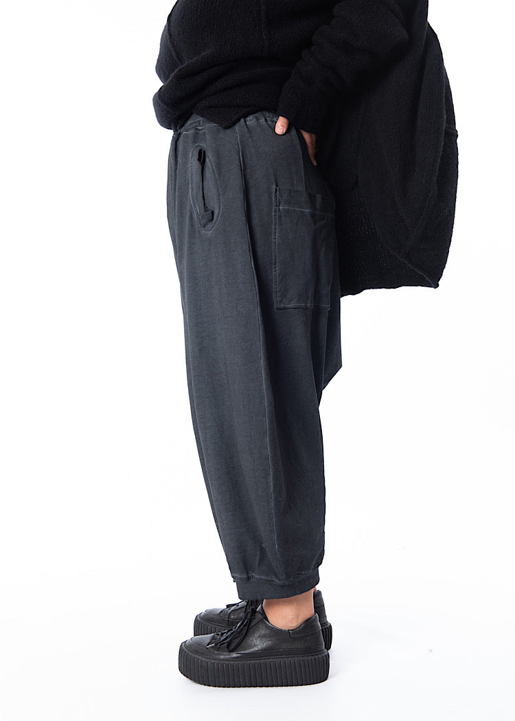 RUNDHOLZ DIP TROUSER *PENCIL CLOUD* (Shown in COAL CLOUD)