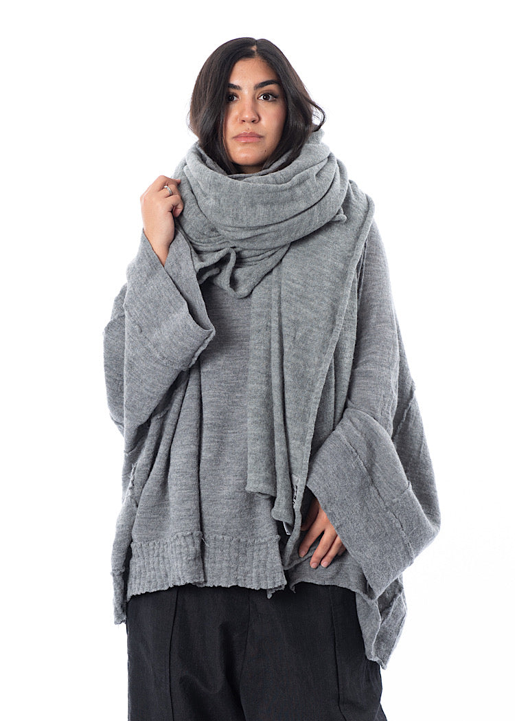 RUNDHOLZ DIP KNITTED SCARF