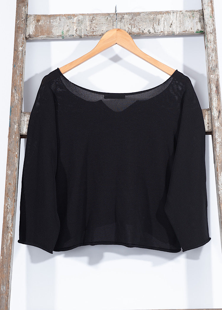 PRE-LOVED CREA CROPPED PULLOVER