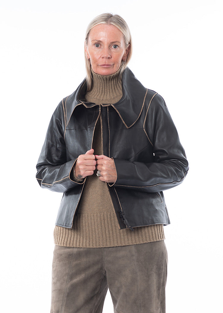 ANNETTE GORTZ BLIND LEATHER JACKET Arabella