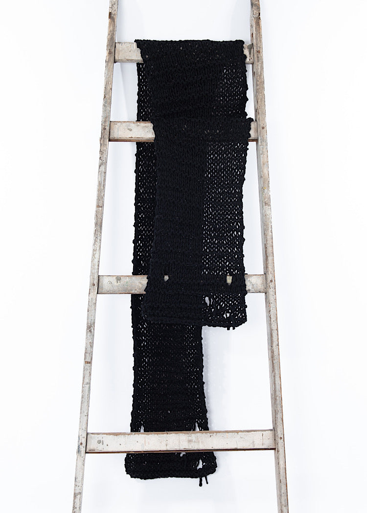 PRE-LOVED RUNDHOLZ BLACK LABEL KNITTED SCARF